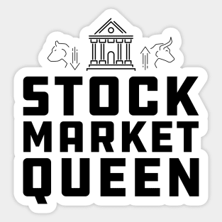 Stock Market Queen Sticker